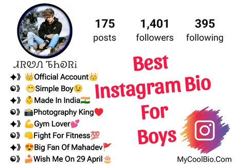 950+ Best Instagram Bio For Boys - Stylish & Attitude Bio